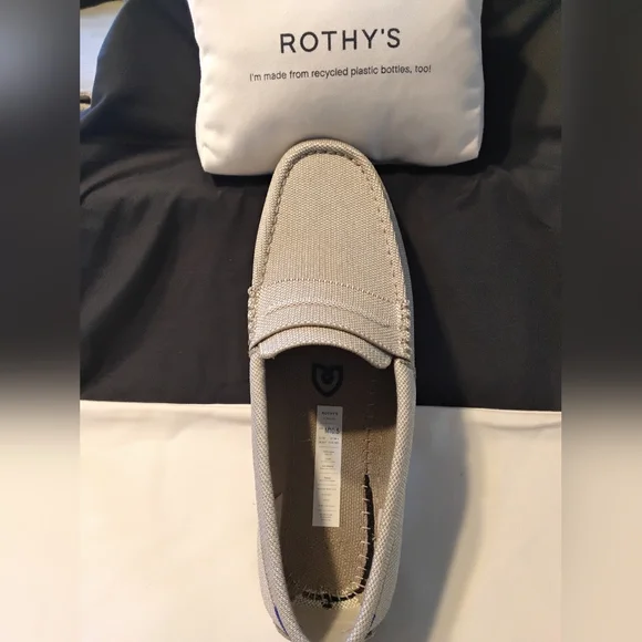 Rothys The Driving Loafer in Barley - Picture 4 of 4